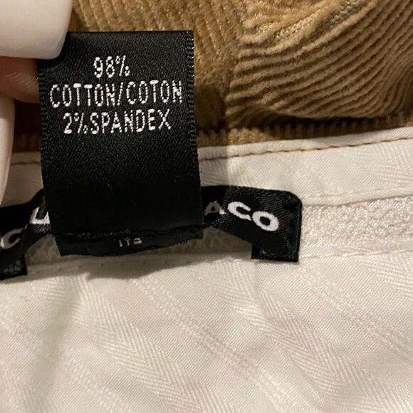 Club Monaco Tan Corduroy Wide Leg Pants Size 6 - Picture 7 of 10